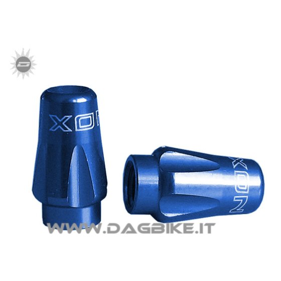 XON Tappi Valvola in Ergal colore blu 2 Pezzi
